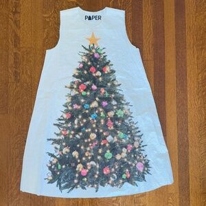 Paper dress Christmas tree